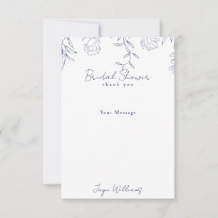 Remerciements Carte de remerciement personnalisée pour mariage n
