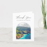 Carte de remerciement photo de Kauai