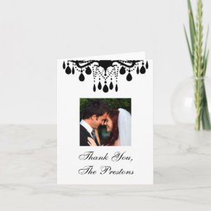 Remerciements Carte de remerciement photo Grand Ballroom (blanc)
