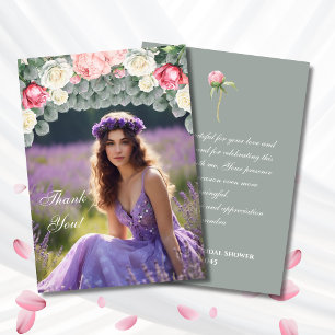 Remerciements Carte de Remerciement Photo pour Baby Shower de Ma