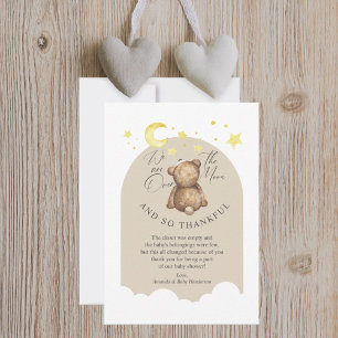 Remerciements Carte de remerciement plate