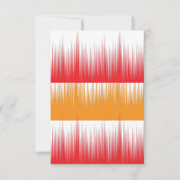 Carte de remerciement plate