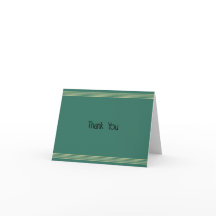 Carte de remerciement pliée