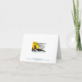 Remerciements Carte de remerciement pliée avec poème ÊTRE et tou
