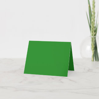 Remerciements Carte de remerciement pliée Forest Green – Personn