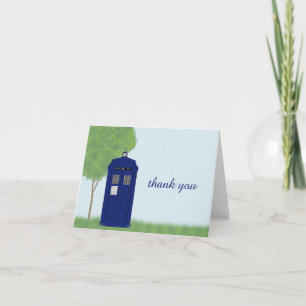 Remerciements Carte de remerciement Police Box v4