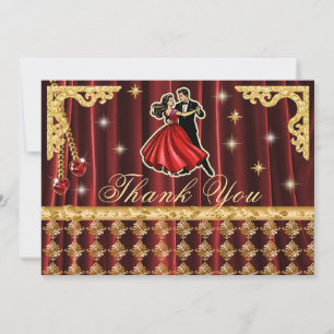 Remerciements Carte de remerciement pour 40 ans d'anniversaire e