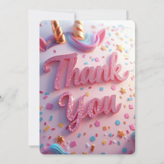 Remerciements Carte de remerciement pour anniversaire d'enfant |