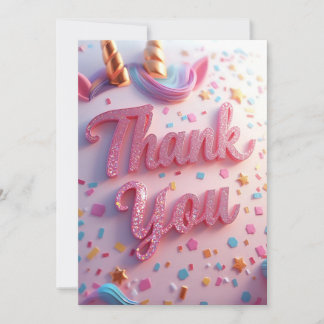Remerciements Carte de remerciement pour anniversaire d'enfant |