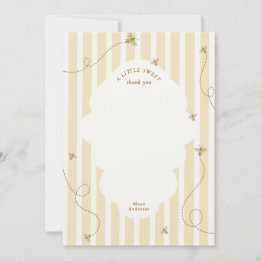Remerciements Carte de remerciement pour baby shower A Little Be