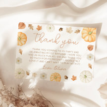 Carte de remerciement pour Baby Shower Little Pump