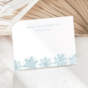 Remerciements Carte de remerciement pour Baby Shower Our Little 