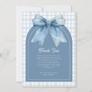 Remerciements Carte de remerciement pour Baby Shower pour garçon