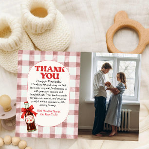 Remerciements Carte de remerciement pour Baby Shower She's Ready