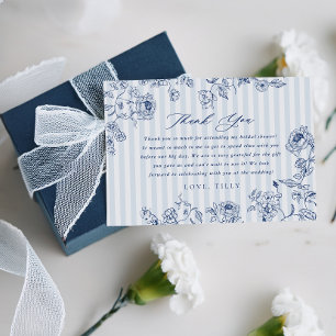 Remerciements Carte de remerciement pour fête de mariage avec qu