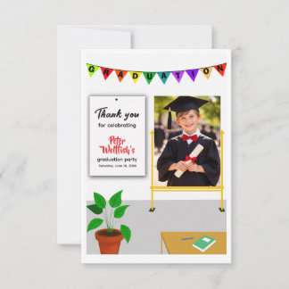 Remerciements Carte de remerciement pour la fête de fin d'études