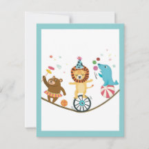Carte de remerciement pour l'anniversaire des enfa