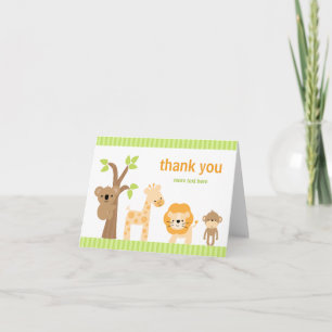 Remerciements Carte de remerciement pour l'anniversaire d'un ani