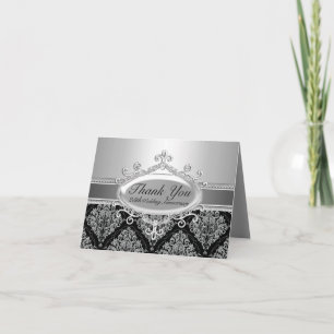 Remerciements Carte de remerciement pour les 25 ans de mariage e