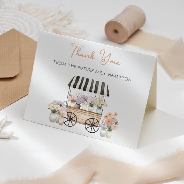 Remerciements Carte de remerciement pour une baby shower / fête  (Créateur téléchargé)