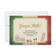 Carte de remerciement pour une fête d'anniversaire