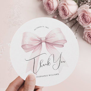 Remerciements Carte de remerciement pour une fête de mariage ros