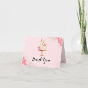 Remerciements Carte de remerciement pour une fête prénatale de m