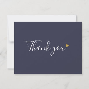 Remerciements Carte de remerciement professionnelle élégante mod