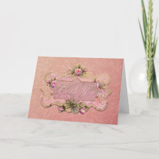 Remerciements Carte de remerciement "Rose Pink" de Jaguarwoman