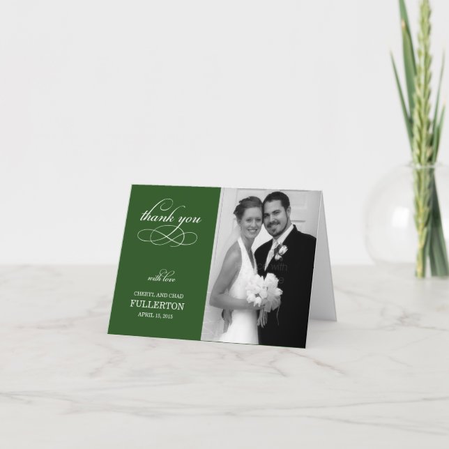 Remerciements Carte de remerciement simplement jolie (Devant)