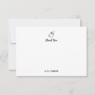 Remerciements Carte de remerciement Spooky Sweet A Little Boo