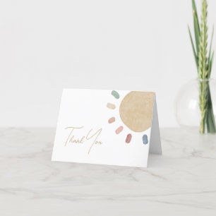 Remerciements Carte de remerciement Sunshine Baby