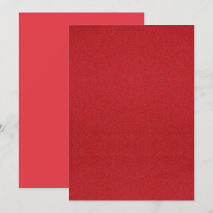 Remerciements Carte de remerciement texturée rouge - Personnalis