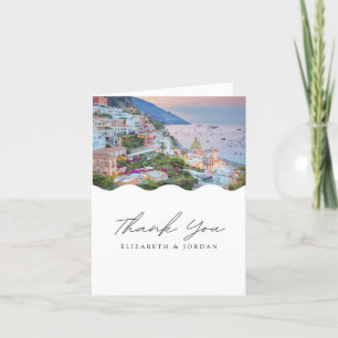 Remerciements Carte de remerciement vierge Positano Italie