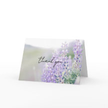 Carte de remerciement Wild Lupine