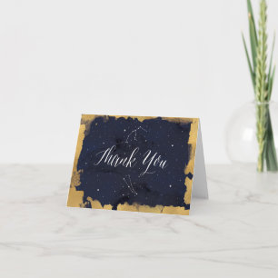 Remerciements Carte de remerciements, Starry Night Celestial Mar