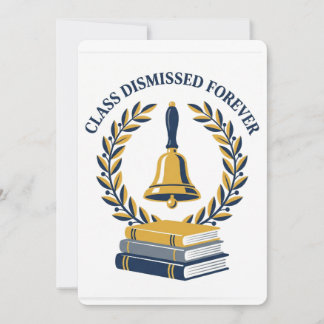 Remerciements Carte de retraite pour enseignant de classe D cong