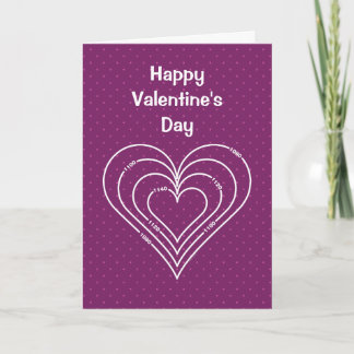Remerciements Carte de Saint‑Valentin cœur d’ingénierie civile