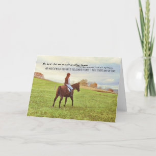 Remerciements Carte de voeux AUTUMN RIDING