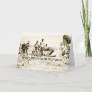 Remerciements Carte de voeux BEACH FROLICS