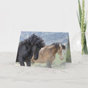 Remerciements Carte de voeux Bubba et Scarface Wild Horse