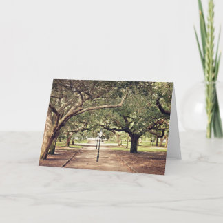 Remerciements Carte de voeux Charleston Gardens