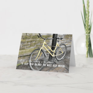 Remerciements Carte de voeux CYCLE SOLEIL