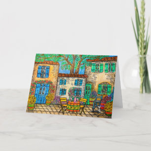 Remerciements Carte de voeux de la Provence par Lisa Lorenz