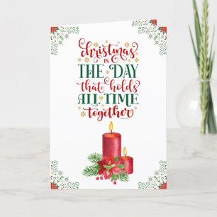 Remerciements Carte de voeux de Noël