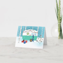 Remerciements Carte de voeux de Noël Camper