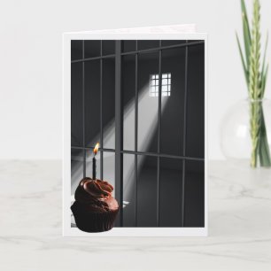 Remerciements Carte de voeux de prison - Bonne fête d'anniversai