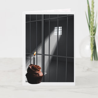 Remerciements Carte de voeux de prison - Bonne fête d'anniversai