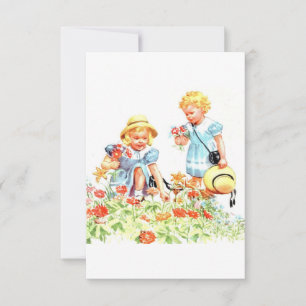 Remerciements Carte de voeux Dick, Jane et Sally
