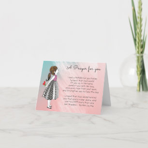 Remerciements Carte de vœux d'inspiration Une prière pour vous